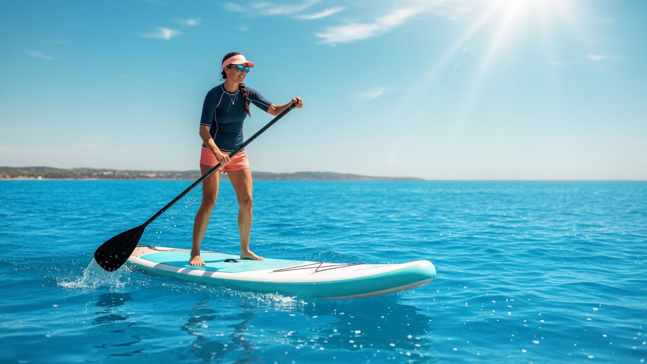 Person enjoying water sports — lifestyle scene for checking account offer